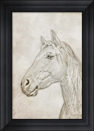 Framed Him Print