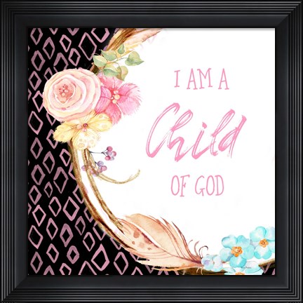 Framed Child of God Print