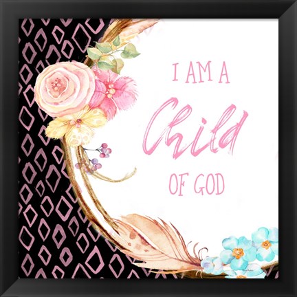 Framed Child of God Print