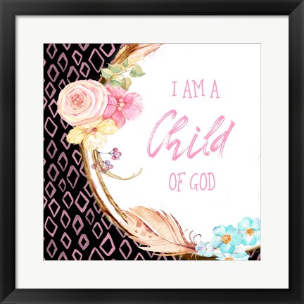 Framed Child of God Print