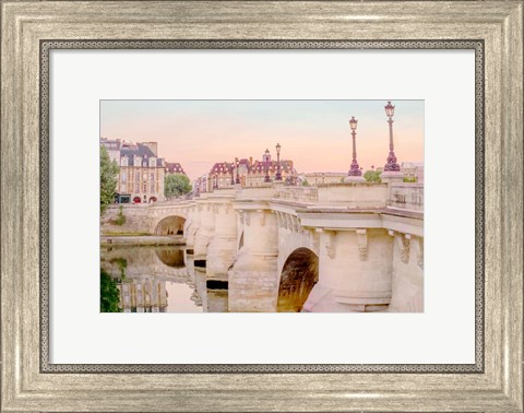 Framed Paris at Dawn Print