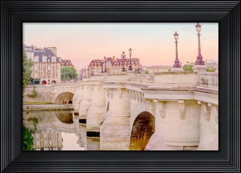 Framed Paris at Dawn Print