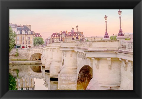 Framed Paris at Dawn Print