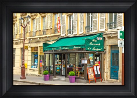 Framed Paris Brasserie Print