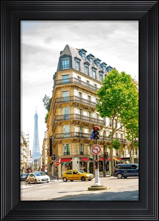 Framed Paris Corner Print