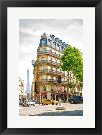 Framed Paris Corner Print