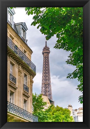 Framed Eiffel Tower II Print