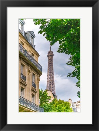 Framed Eiffel Tower II Print