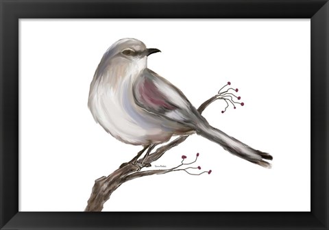 Framed Bird III Print