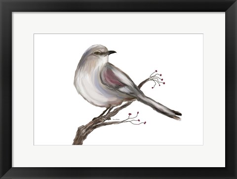 Framed Bird III Print