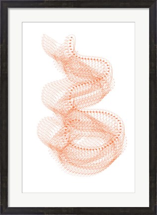 Framed Abstract Birds I Print