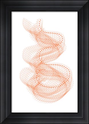 Framed Abstract Birds I Print