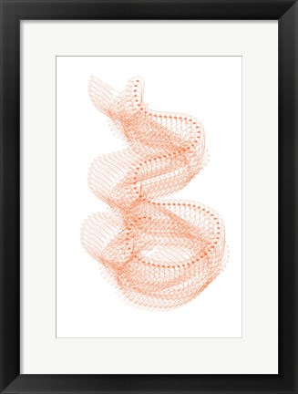 Framed Abstract Birds I Print