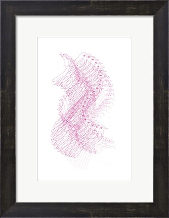 Framed Abstract Birds II Print