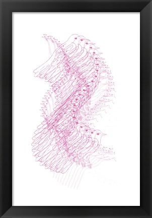 Framed Abstract Birds II Print