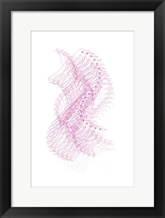 Framed Abstract Birds II Print