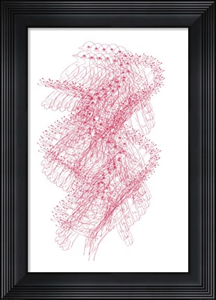 Framed Abstract Birds III Print