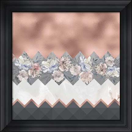 Framed Scandinavian Pink Print