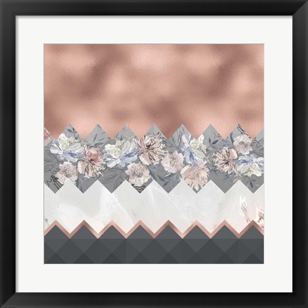 Framed Scandinavian Pink Print