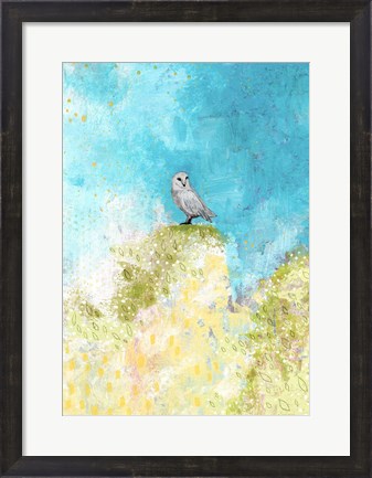 Framed Spring Owl Print