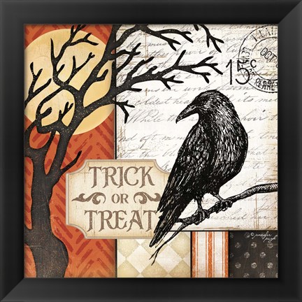 Framed Trick or Treat Print