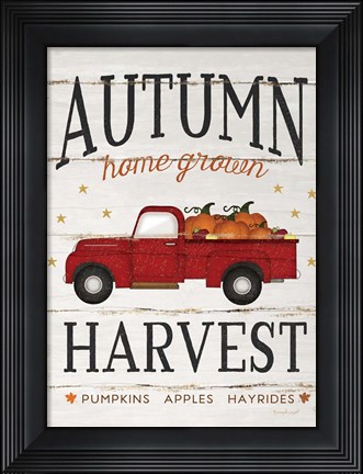 Framed Autumn Harvest Print