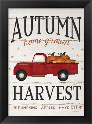 Framed Autumn Harvest Print