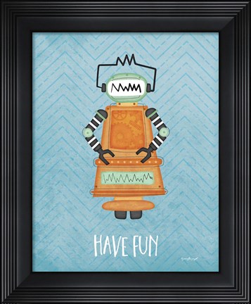 Framed Fun Bot Print
