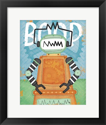 Framed Boop Bot Print