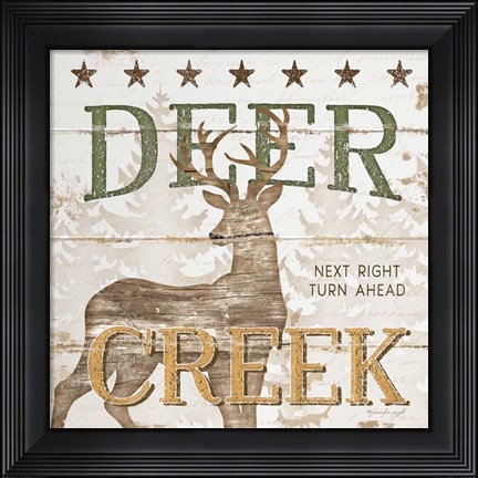 Framed Deer Creek Print