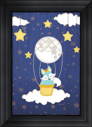 Framed I Love You to the Moon Print