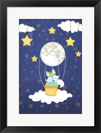 Framed I Love You to the Moon Print