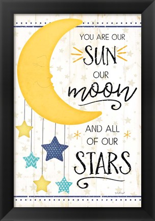 Framed You Are Our Sun Print