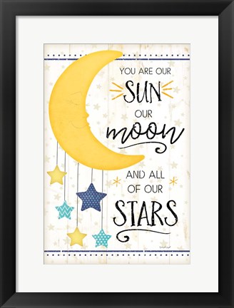 Framed You Are Our Sun Print