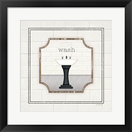 Framed Wash Print