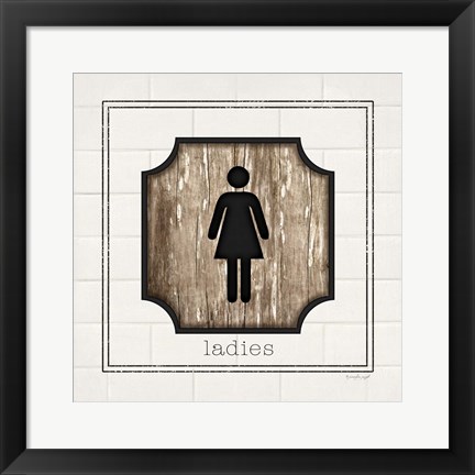 Framed Ladies Print