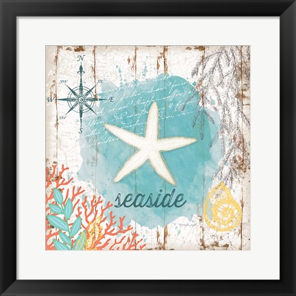 Framed Seaside Print