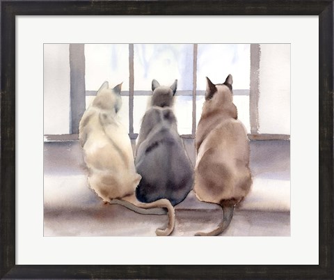Framed Cats Print