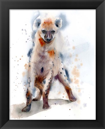 Framed Hyena Print