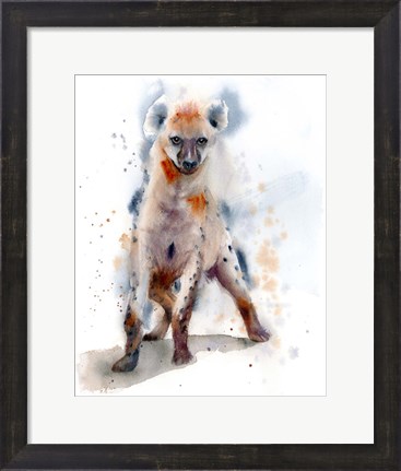 Framed Hyena Print