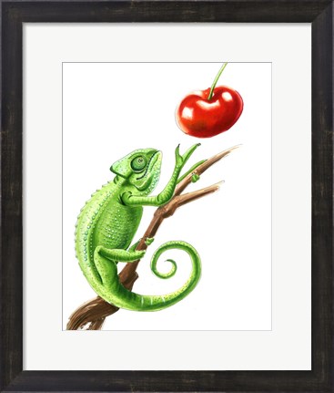Framed Chameleon Print