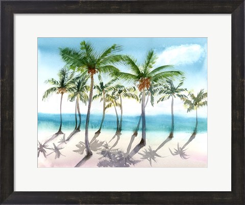 Framed Palm Trees Print