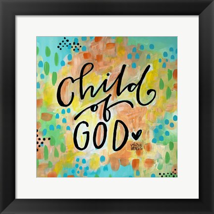 Framed Child of God Print