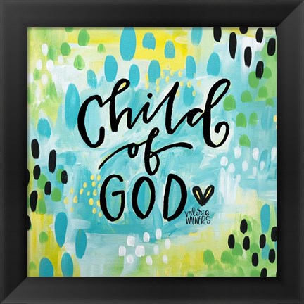 Framed Child of God II Print