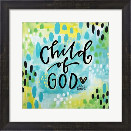 Framed Child of God II Print