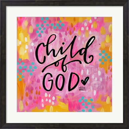 Framed Child of God III Print
