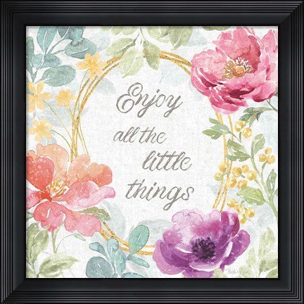 Framed Springtime Bloom VI Print