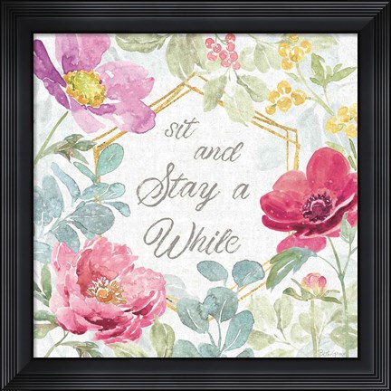 Framed Springtime Bloom VII Print