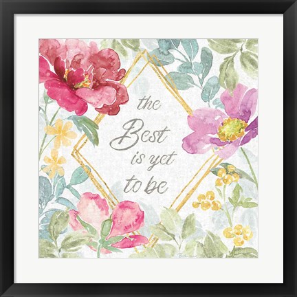 Framed Springtime Bloom IV Print