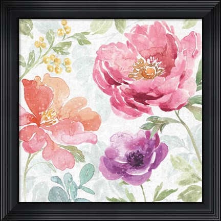 Framed Springtime Bloom III Print